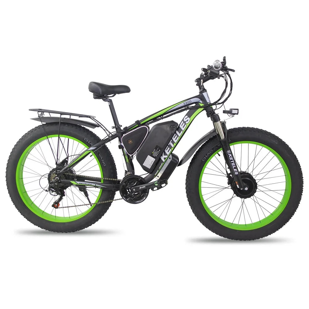 vtt-electrique vert